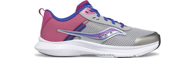 Saucony børn axon 3 sneaker grå/fuchsia 2DLPZ1007