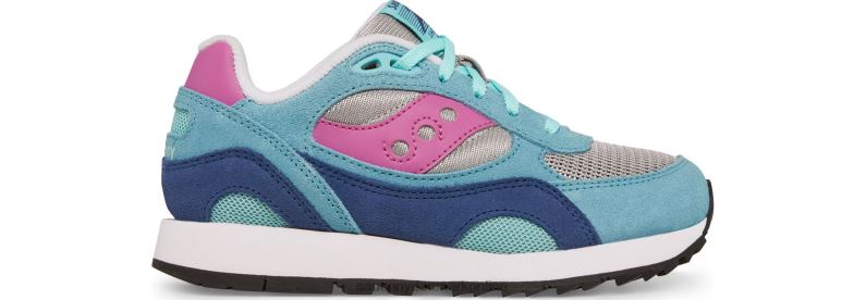 Saucony børn shadow 6000 sneaker aqua/bær 2DLPZ1025