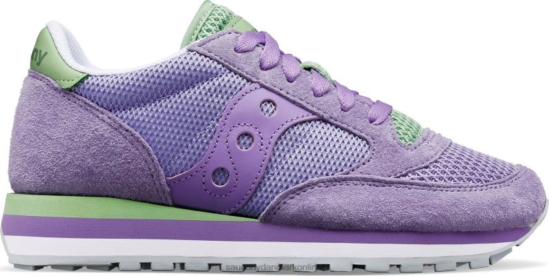 Saucony Kvinder jazz triple summer violet/lime 2DLPZ670