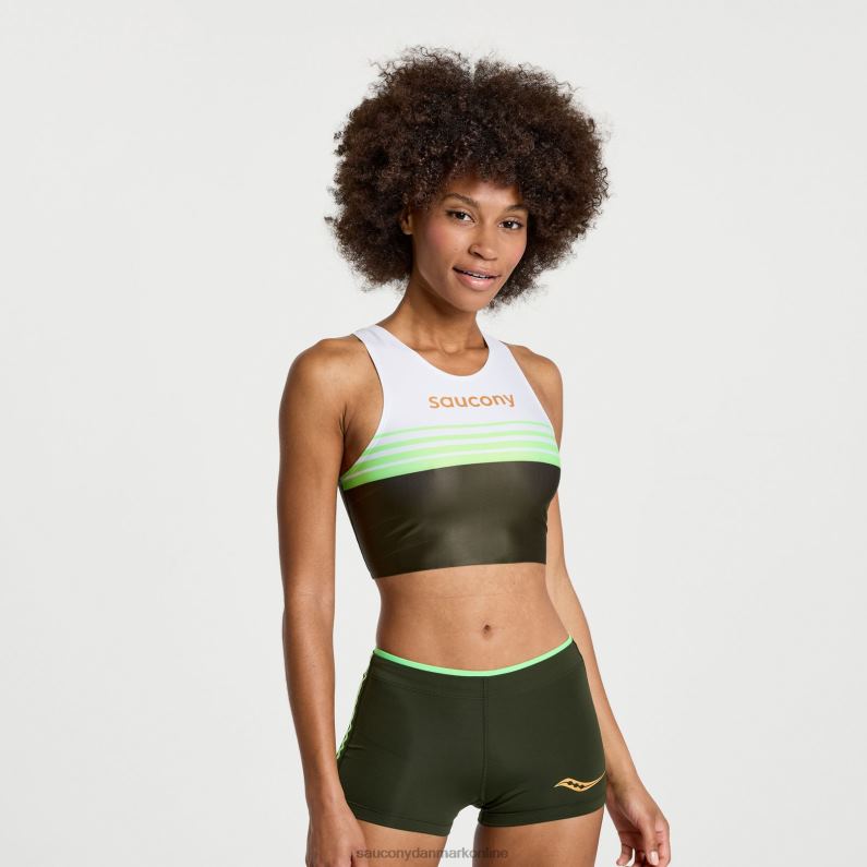 Saucony Kvinder elite crop top umbra 2DLPZ756