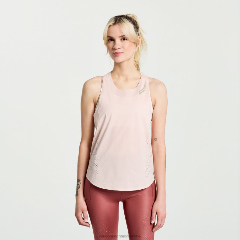 Saucony Kvinder toppen tank sepia rose 2DLPZ725