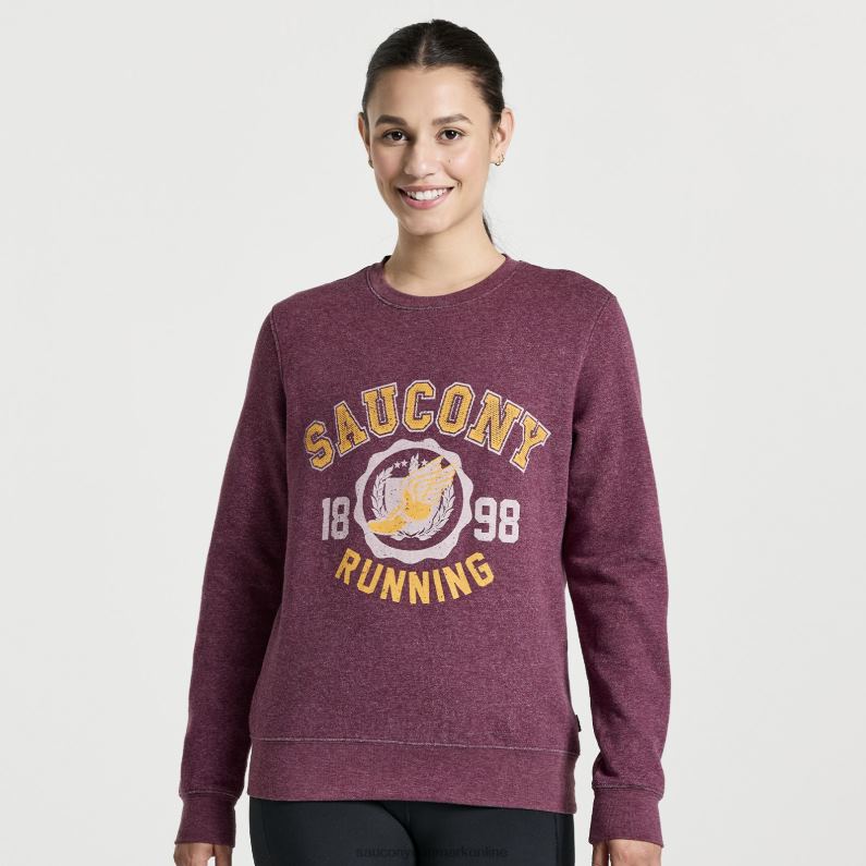 Saucony Kvinder udhvilet crewneck stenlyng 2DLPZ782