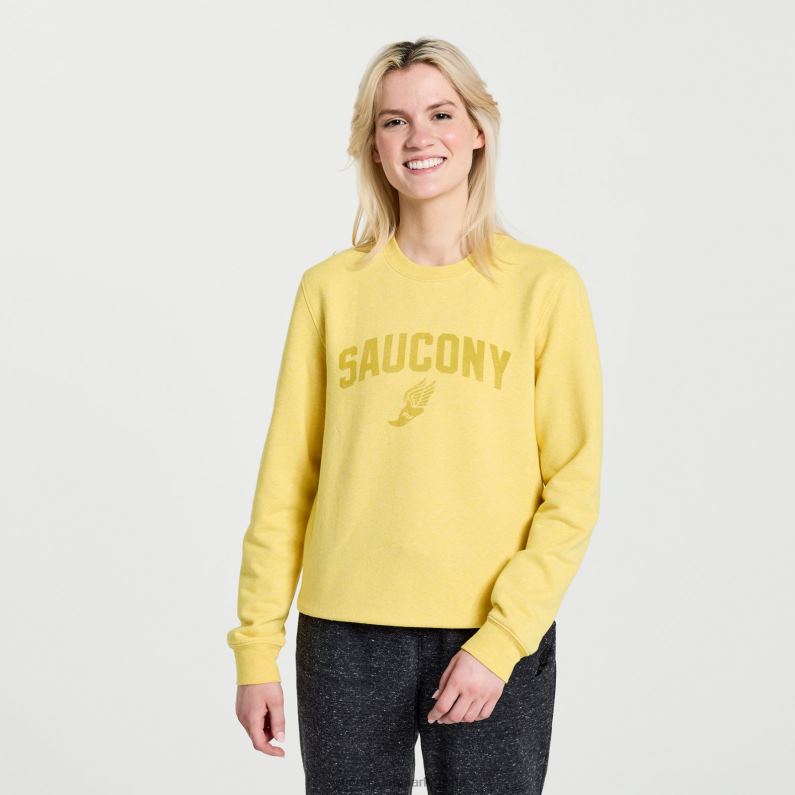 Saucony Kvinder udhvilet crewneck svovllyng grafik 2DLPZ776