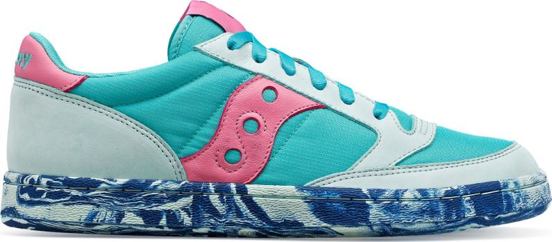 Saucony Mænd an-nour jazz court aqua/pink 2DLPZ234