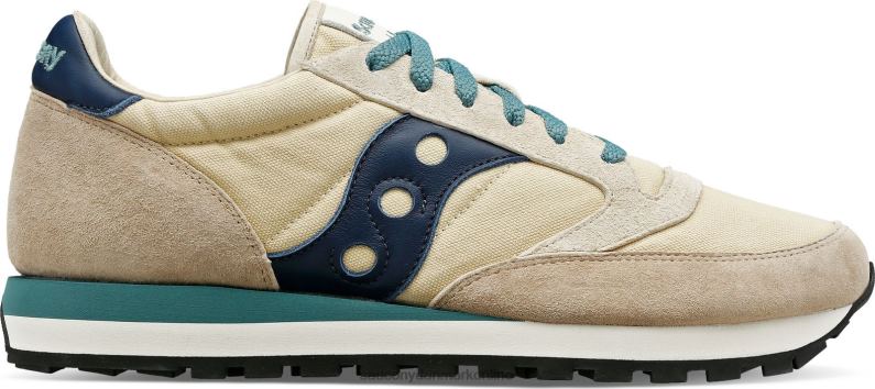 Saucony Mænd jazz original stenvask tan/marine 2DLPZ214