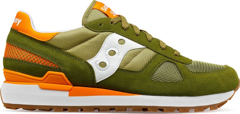 Saucony Mænd original skygge oliven/orange 2DLPZ209