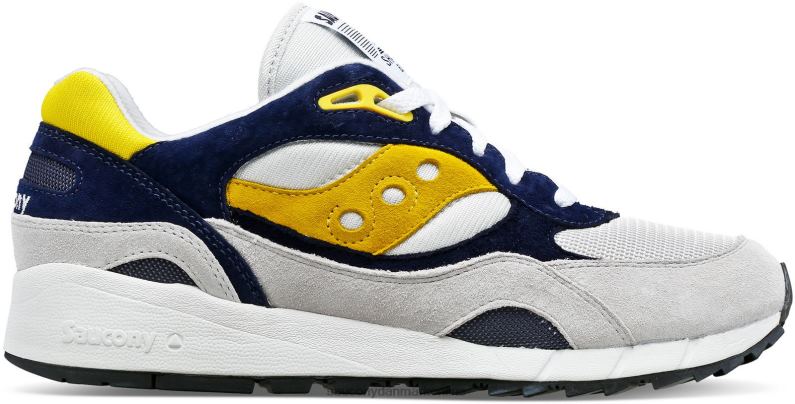 Saucony Mænd skygge 6000 grå/blå/gul 2DLPZ219