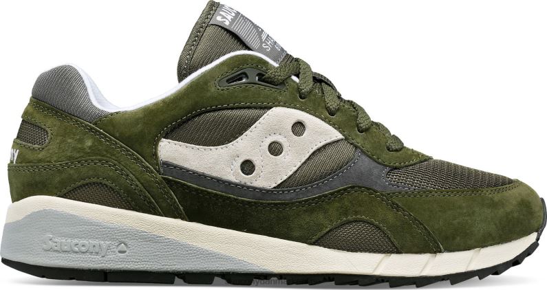 Saucony Mænd skygge 6000 grøn/grå 2DLPZ218