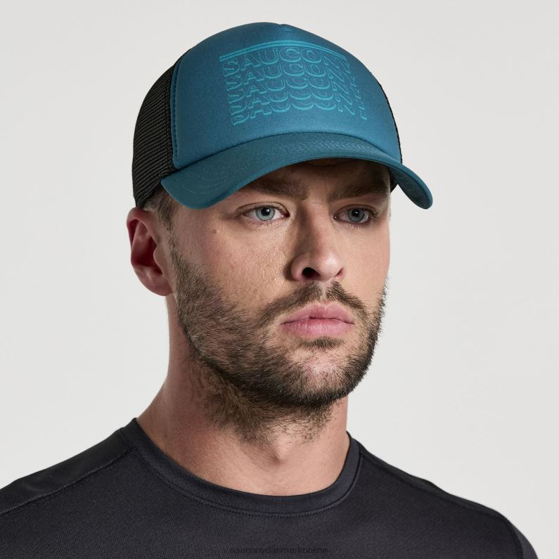 Saucony Mænd foamie trucker hat lagune grafik 2DLPZ470