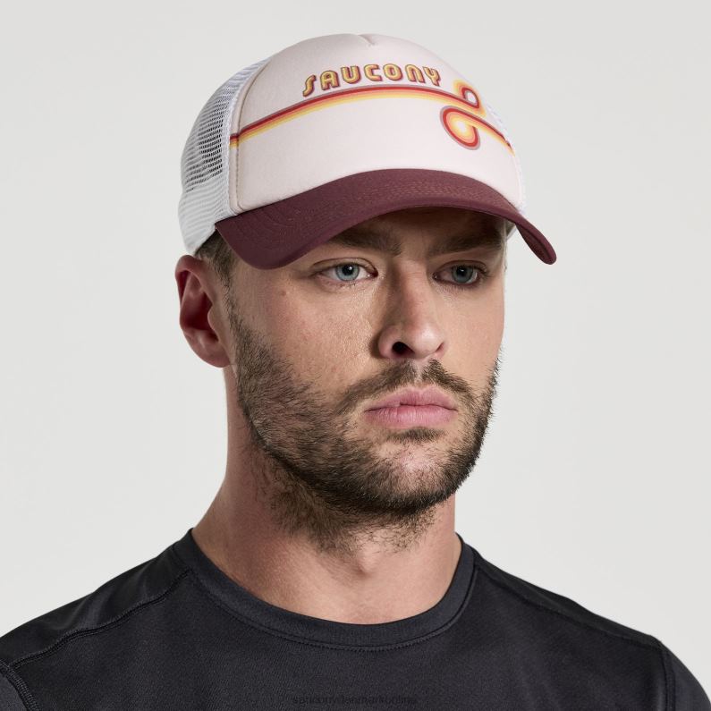 Saucony Mænd foamie trucker hat sten grafik 2DLPZ471