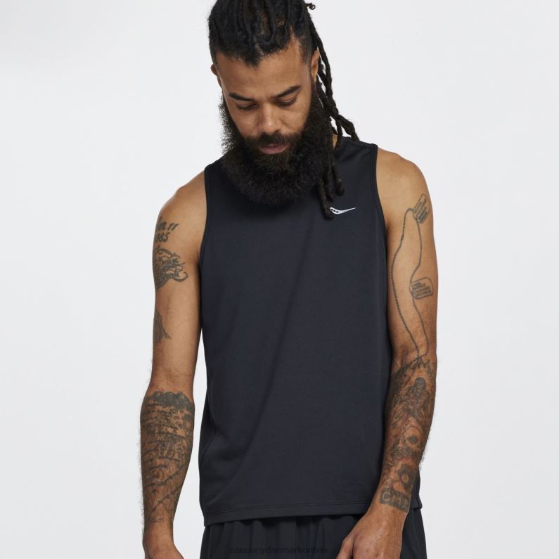 Saucony Mænd stopur singlet sort 2DLPZ303